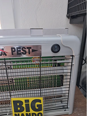 Mata moscas elétrico e mosquitos