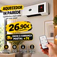 Aquecedor + Ventilador  tipo ar condicionado com comando remoto - Thumbnail 1