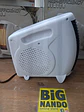 Aquecedor de Resistência + Ventilador 500W Branco - Thumbnail 2