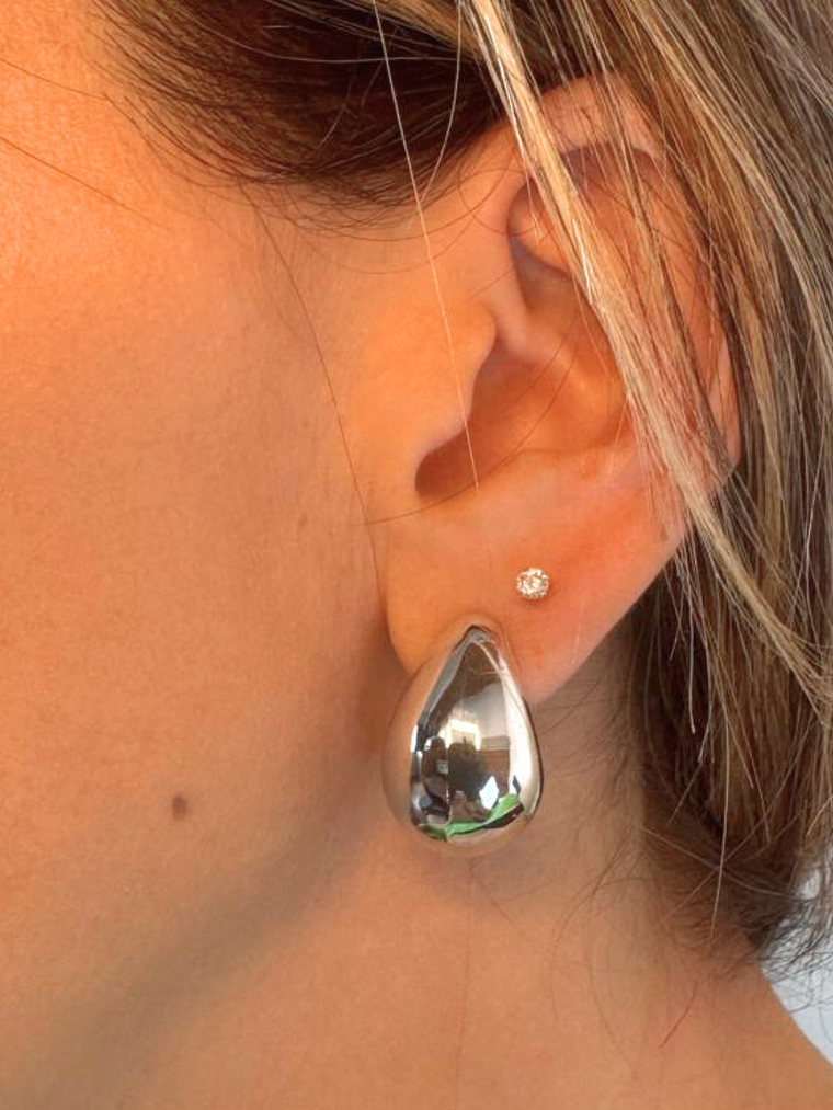 Brinco em Gota Prata 2