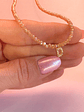 Colar Salmão com Detalhe em Zircônia - Thumbnail 1