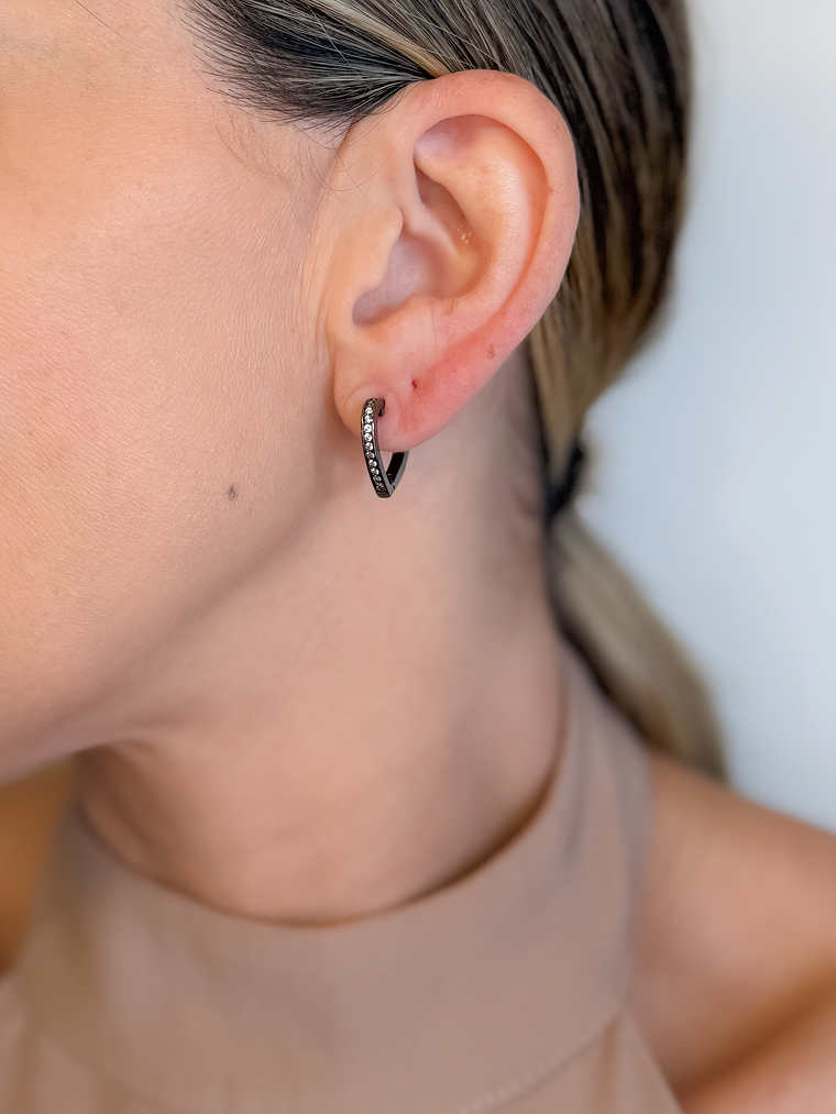 Argola Ródio negro  1