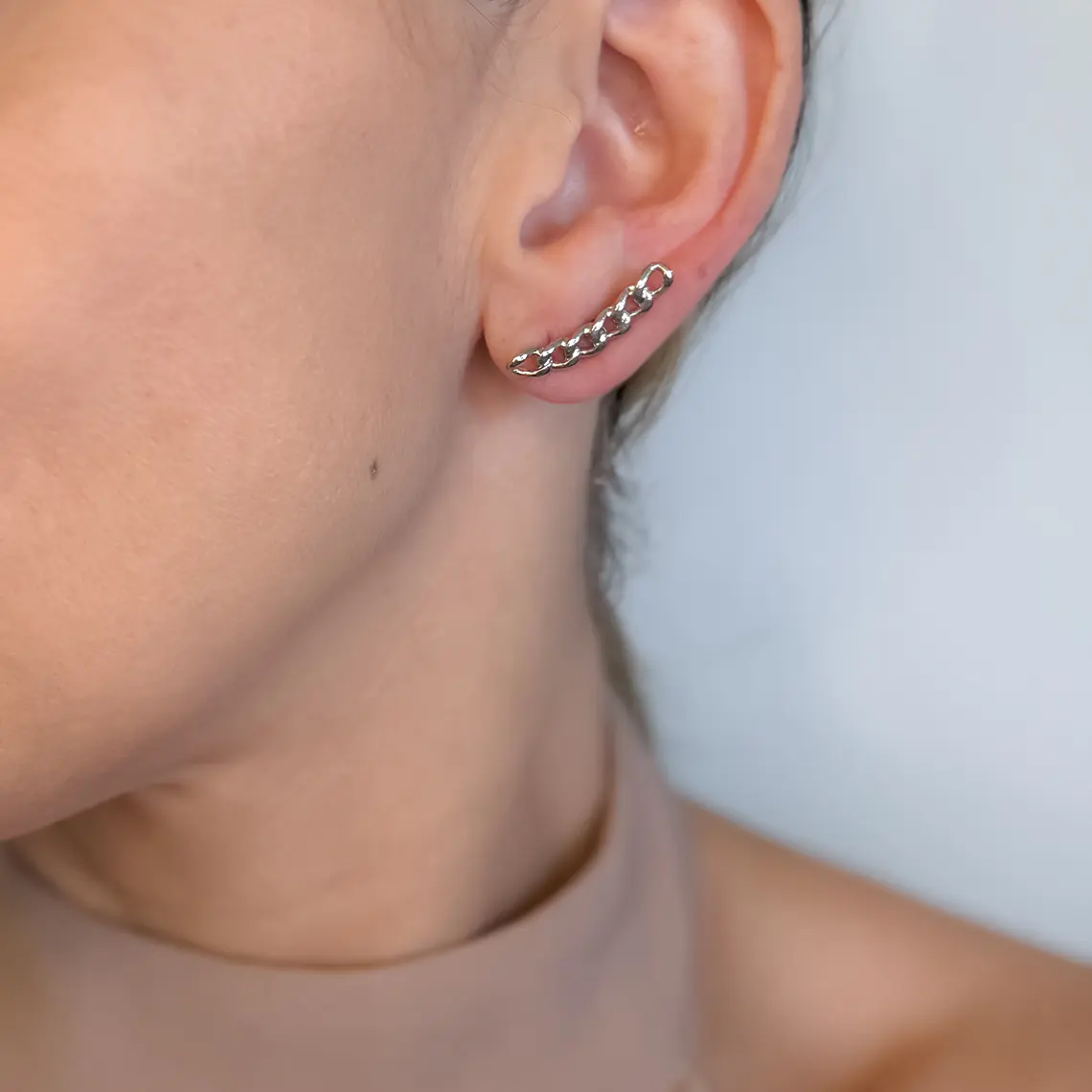 Brinco Ear Cuff Corrente  1