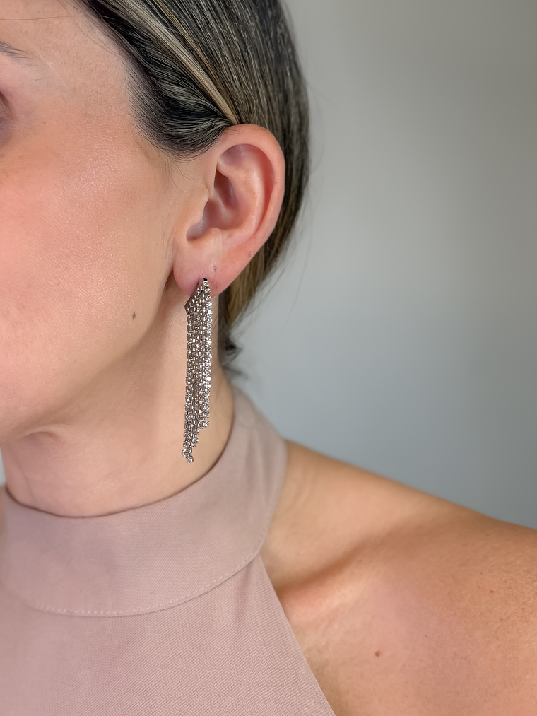 Brinco strass chuveiro  2