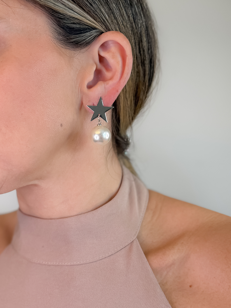 Brinco Estrela Pérola  1