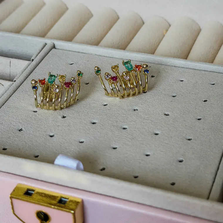 Brinco Ear Cuff pedra 3