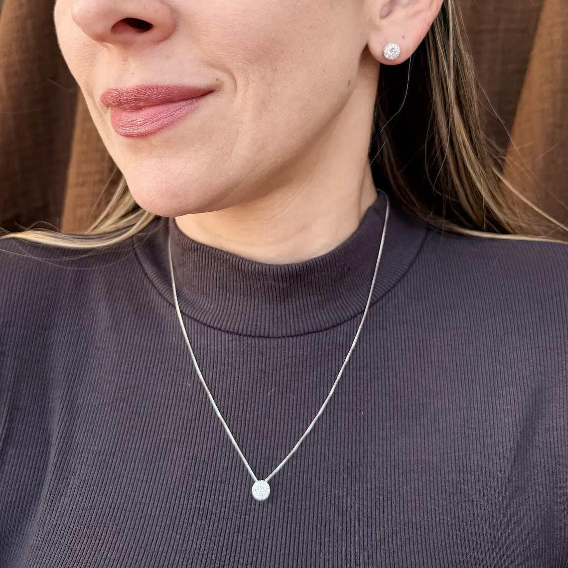 Conjunto Ponto Luz Prata 925  1