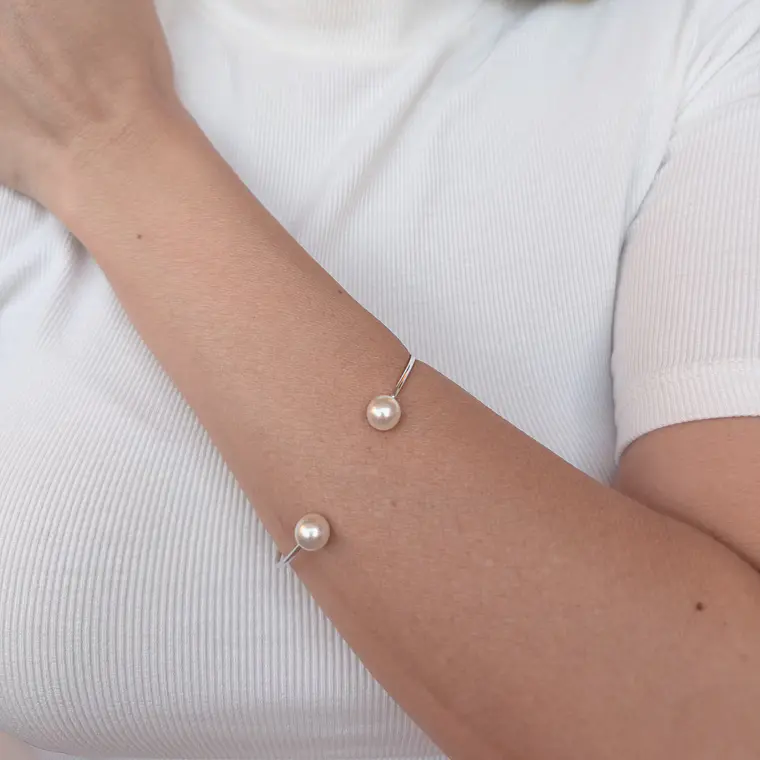 Bracelete Fino Perola  1