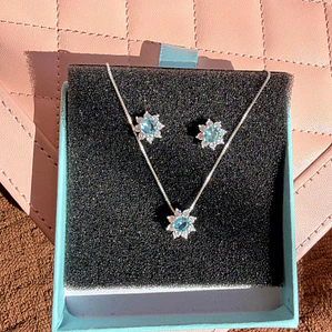 Conjunto Prata 925 Flor