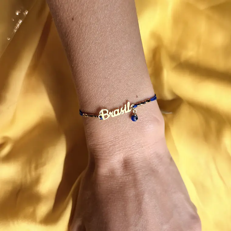 Pulseira Brasil com Regulagem  1