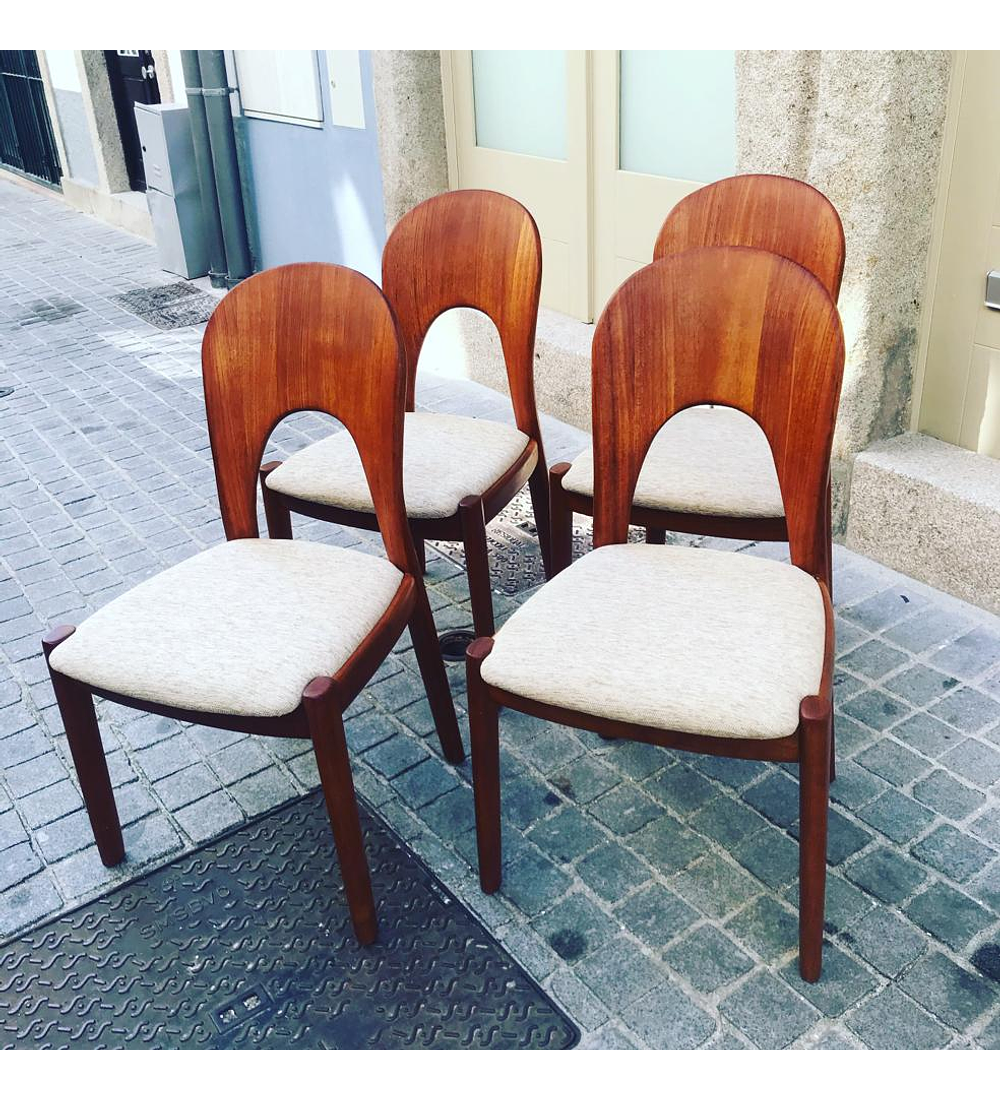 Cadeiras de jantar de Nils Koefoed