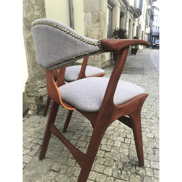 Vintage Louis van Teefelen Cow Horn chair  