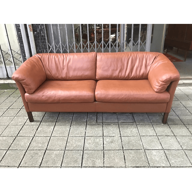 sofa leather by Mogens Hansen 