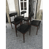 4 teak chairs design DK