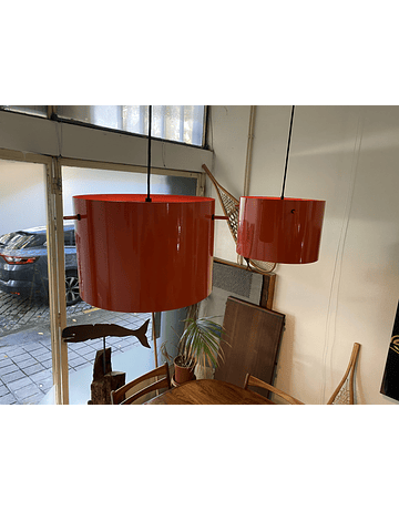 Danish Pendant Lights by Friis and Moltke for Lampas, Set of 2