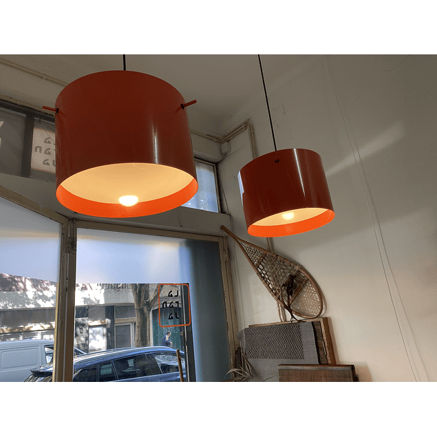 Danish Pendant Lights by Friis and Moltke for Lampas, Set of 2