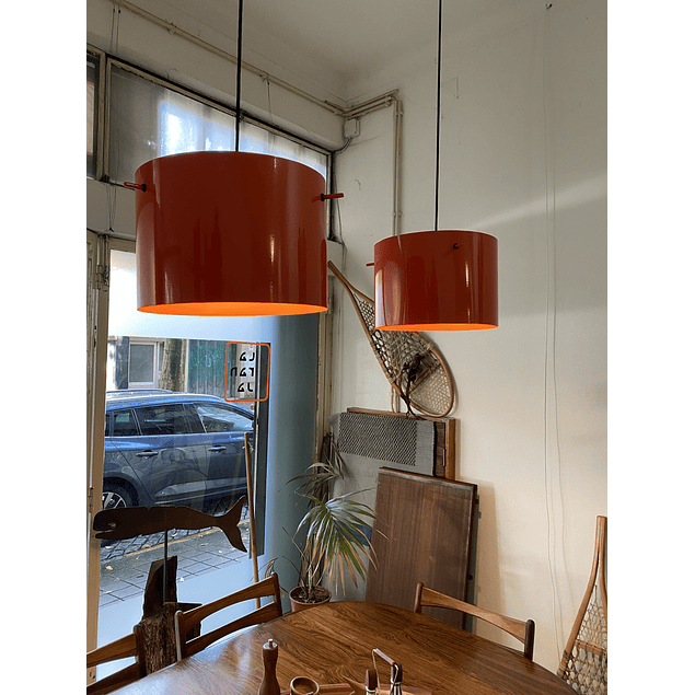 Danish Pendant Lights by Friis and Moltke for Lampas, Set of 2
