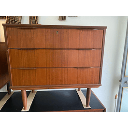 Mid-century Danish teak chest of drawers 