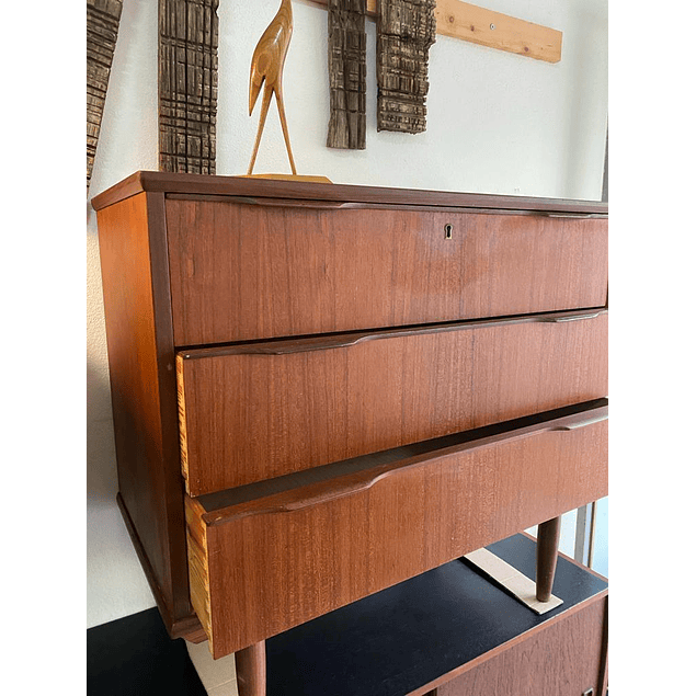 Mid-century Danish teak chest of drawers 