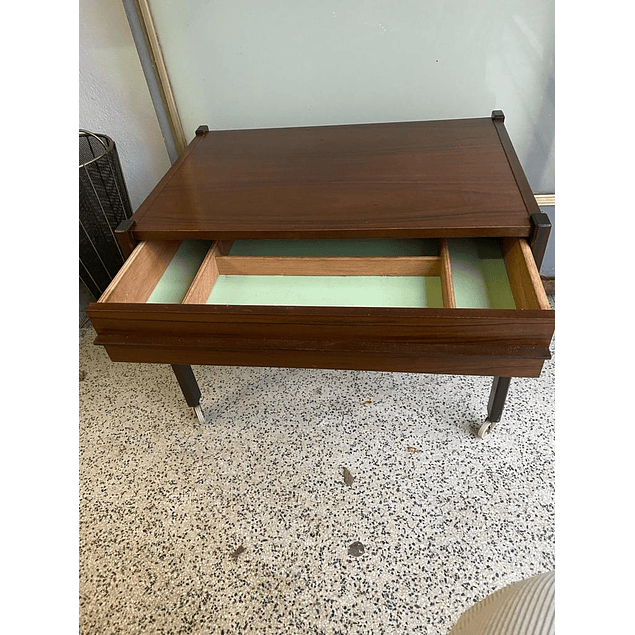 Vintage Teak Sewing Cabinet, 1960s