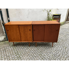 Vintage Danish storage furniture in teak - 1960s