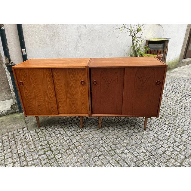 Vintage Danish storage furniture in teak - 1960s