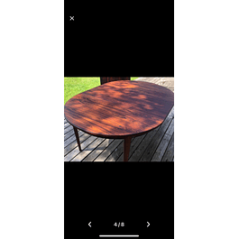 Oman junior dining table in rosewood