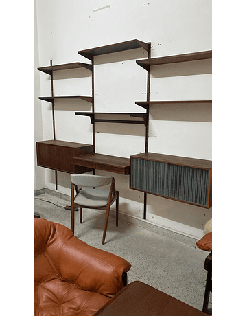 Vintage Kai Kristiansen Roswood Wall Unit