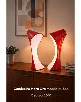 Pair of Vintage Mara Ora Table Lamps – Model M1566 – Sculptural Design