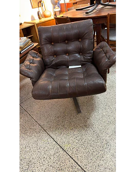 Vintage Soren Nissen & Ebbe Leather Armchair