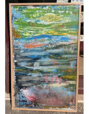 Pintura olio sobre tela Noia 