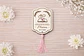Lembrança de Batismo, Crisma, Primeira Comunhão Personalizada com Bíblia - Acabamento Rosa, Azul ou Branco - Thumbnail 1