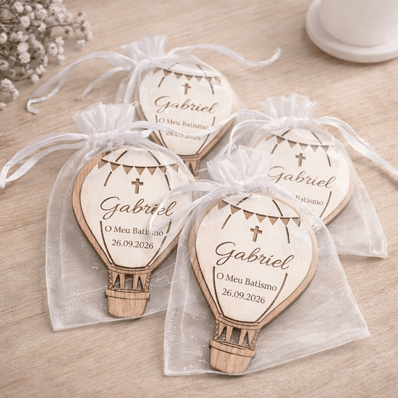 Lembrança de Batismo, Crisma, Primeira Comunhão Personalizada Balão de Ar Quente 4