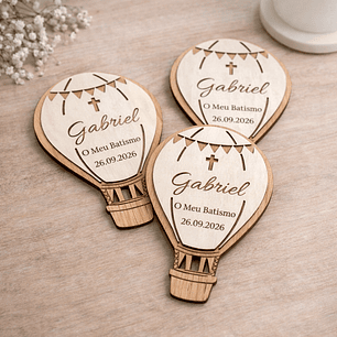 Lembrança de Batismo, Crisma, Primeira Comunhão Personalizada Balão de Ar Quente