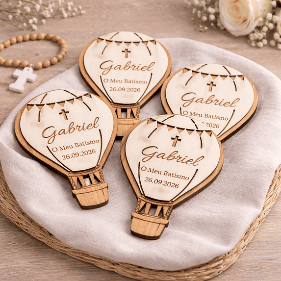 Lembrança de Batismo, Crisma, Primeira Comunhão Personalizada Balão de Ar Quente 7