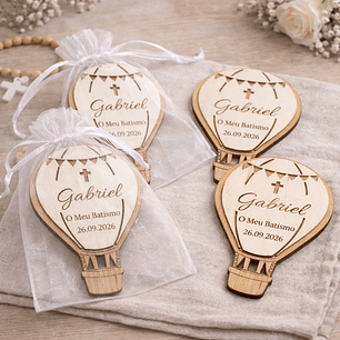 Lembrança de Batismo, Crisma, Primeira Comunhão Personalizada Balão de Ar Quente