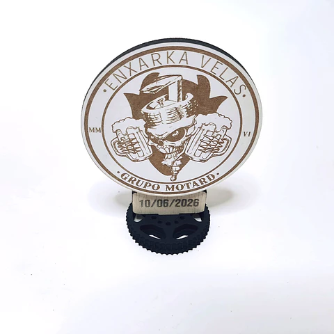 Lembrança Personalizada  Motard em MDF       