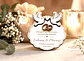 Lembrança de Casamento com Alianças Douradas Personalizada em Madeira e MDF Branco - Thumbnail 4