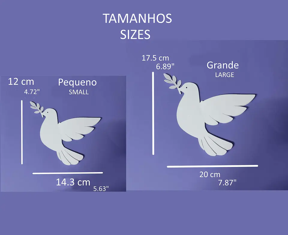 Pombas da Paz em Feltro – Decoração Delicada e Simbólica 3
