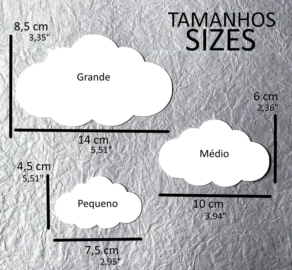 Nuvens em Feltro – Recortes Decorativos para Trabalhos Criativos 2