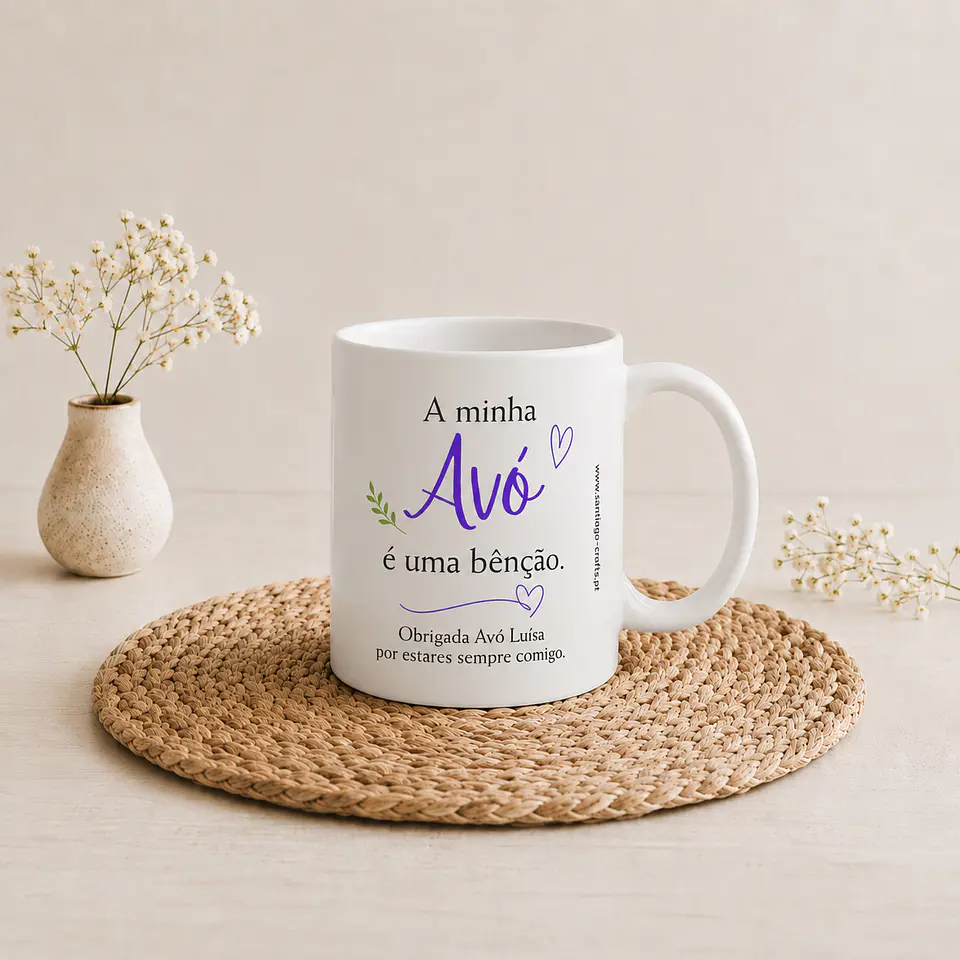 Caneca Personalizada para Avó – “A Minha Avó é uma Bênção” 2