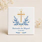 Lembrança de Batizado Personalizada em Azulejo com Íman e Saquinho de Organza (opcional)  - Thumbnail 3