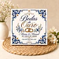 Azulejo Personalizado para Bodas de Ouro — 50 Anos | Presente Bodas de Ouro - Thumbnail 2