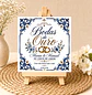 Azulejo Personalizado para Bodas de Ouro — 50 Anos | Presente Bodas de Ouro - Thumbnail 1