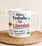 Caneca Personalizada de Reforma com Nome – Adeus Trabalho, Olá Liberdade - Thumbnail 1