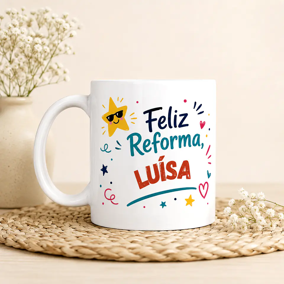 Caneca Personalizada de Reforma com Nome– Reforma em Curso 4