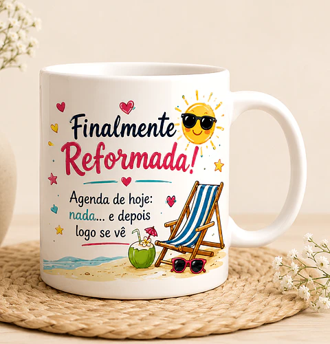 Caneca Personalizada de Reforma com Nome – Finalmente Reformada!