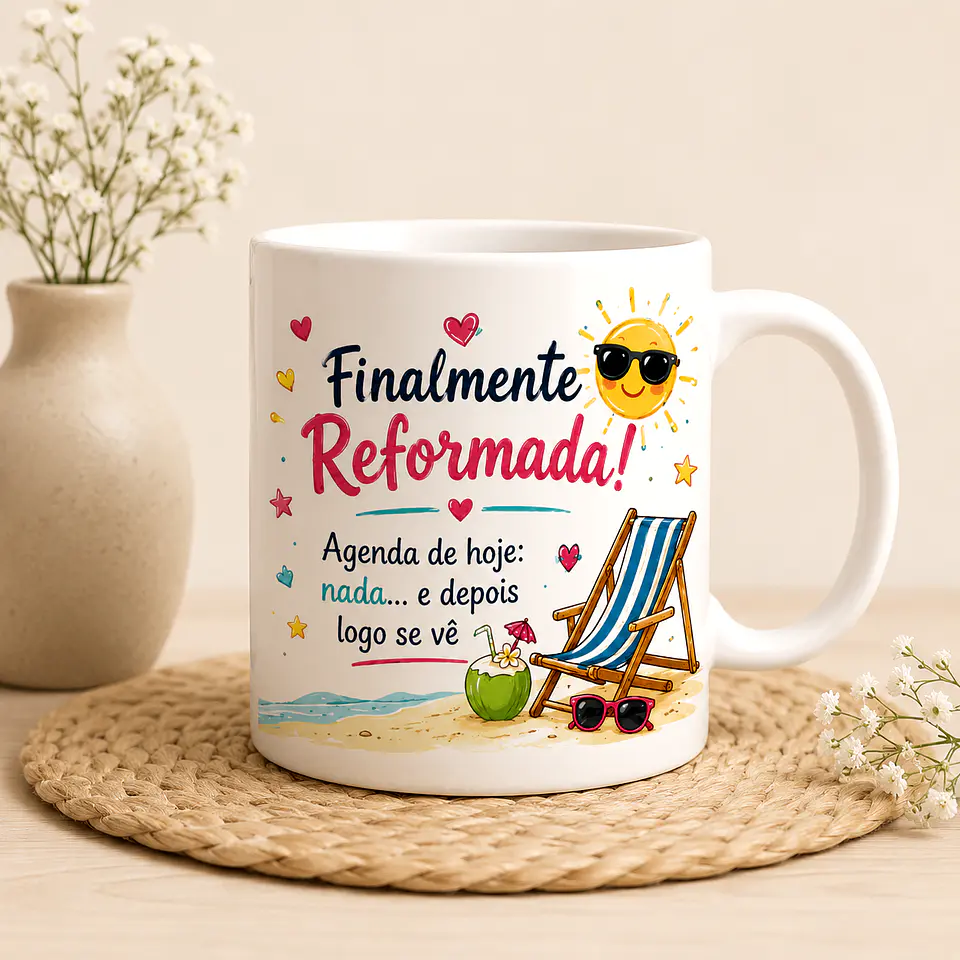Caneca Personalizada de Reforma com Nome – Finalmente Reformada! 3