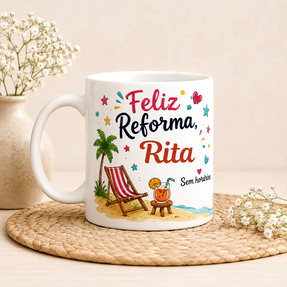 Caneca Personalizada de Reforma com Nome – Finalmente Reformada! 4
