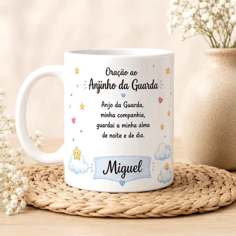 Caneca Personalizada Anjinho da Guarda 3